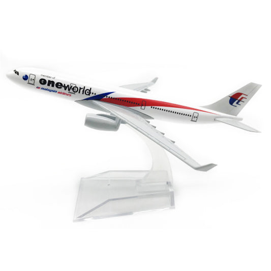 1:400 16cm A330 Malaysia Airlines One World Airplane Model Alloy Diecast Plane
