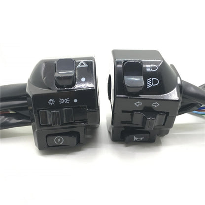 1 Pair 22mm 7/8" Universal Motorcycle Handle Bar Switch Control For Cafe Racer