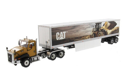 1:50 DM CT660 Van Trailer Container Truck Construct Vehicle Lorry Diecast Model