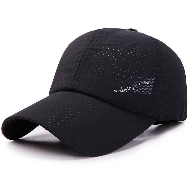 Unisex Quick Dry Baseball Cap Snapback Hat Breathable Sport Summer Outwear Hats