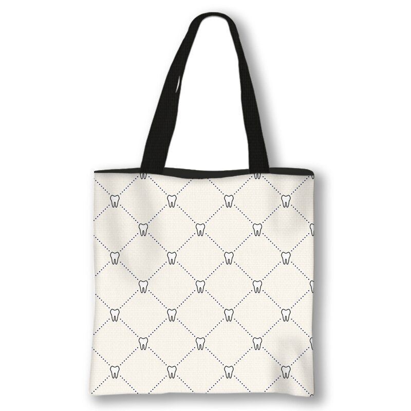 Handbag Casual Tote Bag Shoulder Purse Travelling Storage Pouch Polyester Print