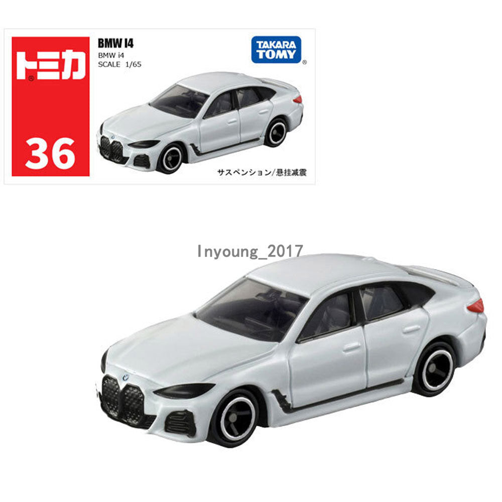 1/65 BMW i4 Model Car Metal Diecast Toy Vehicle Toys for Boys Kids Gifts White