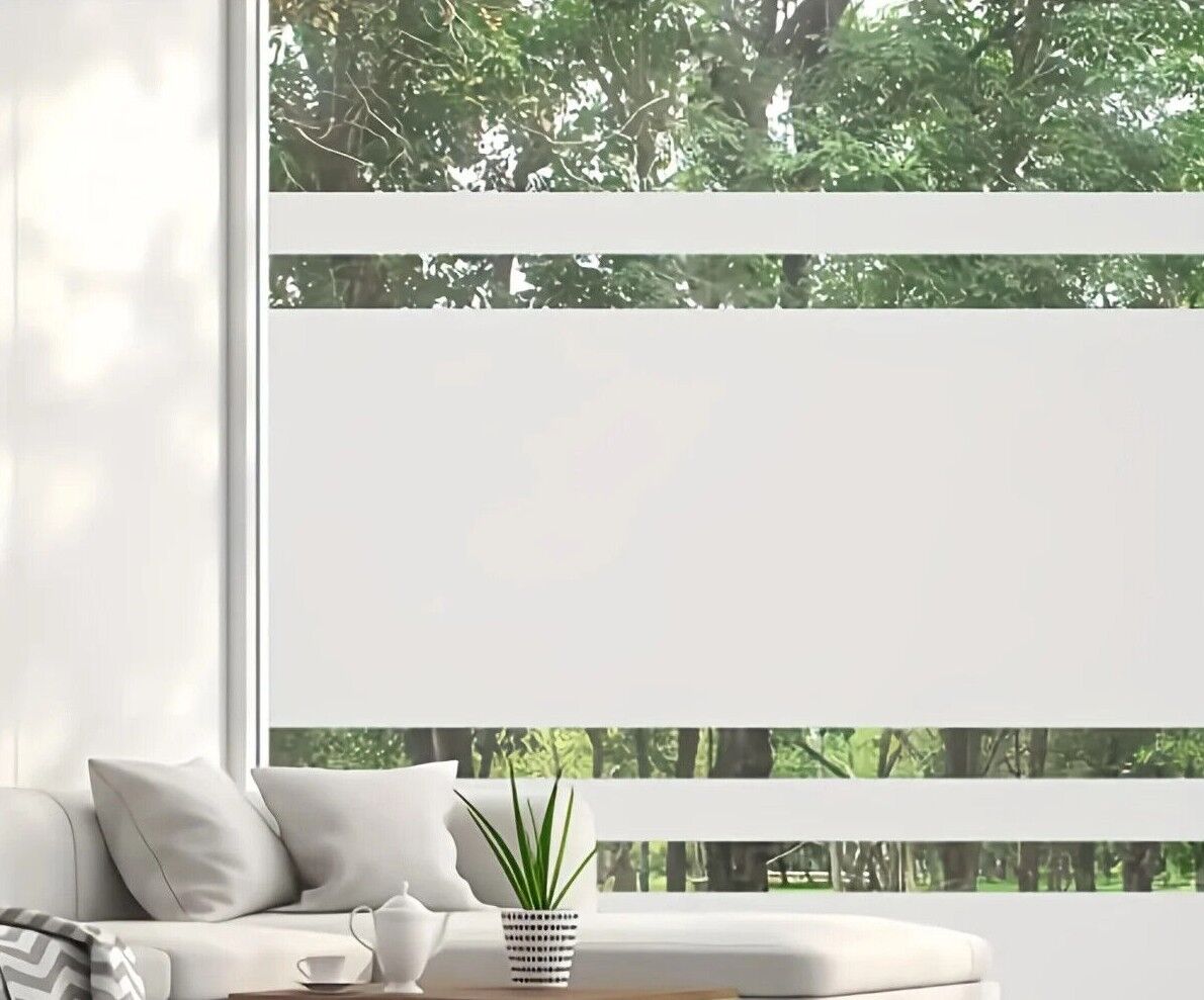 Window Privacy Films PVC Frosted Removable Home Door Sticker Opaque Static Cling