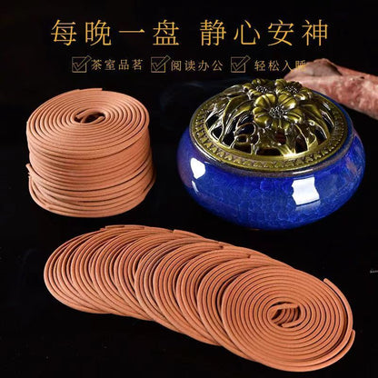 120pcs Osmanthus / Jasmine coil incense for deodorant aromatherapy to purify air