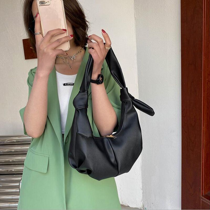 Women Shoulder Bag Synthetic Leather Underarm Bags Handbags Travel Hand Tote Bag