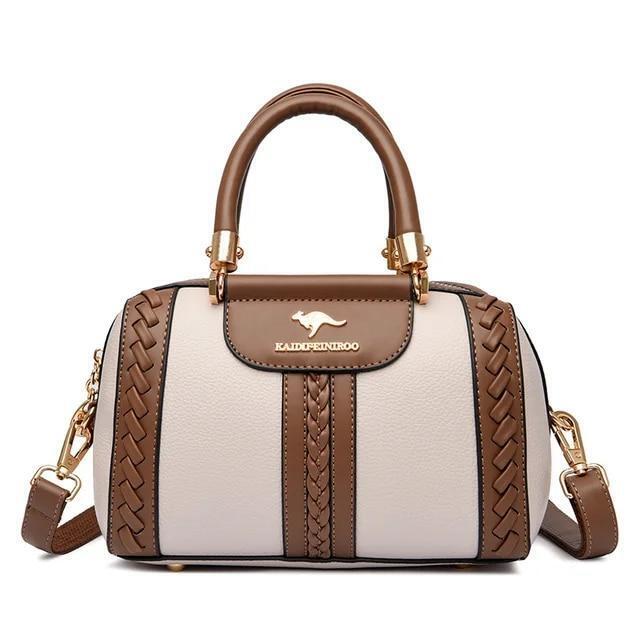 Bolso Cuero Mujer Para Bolsa Moda Lujo Mano Hombro Bandolera Elegante Cartera