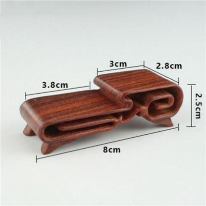 1PC Hard Wood Stand of Netsuke,bottle,Carving Display