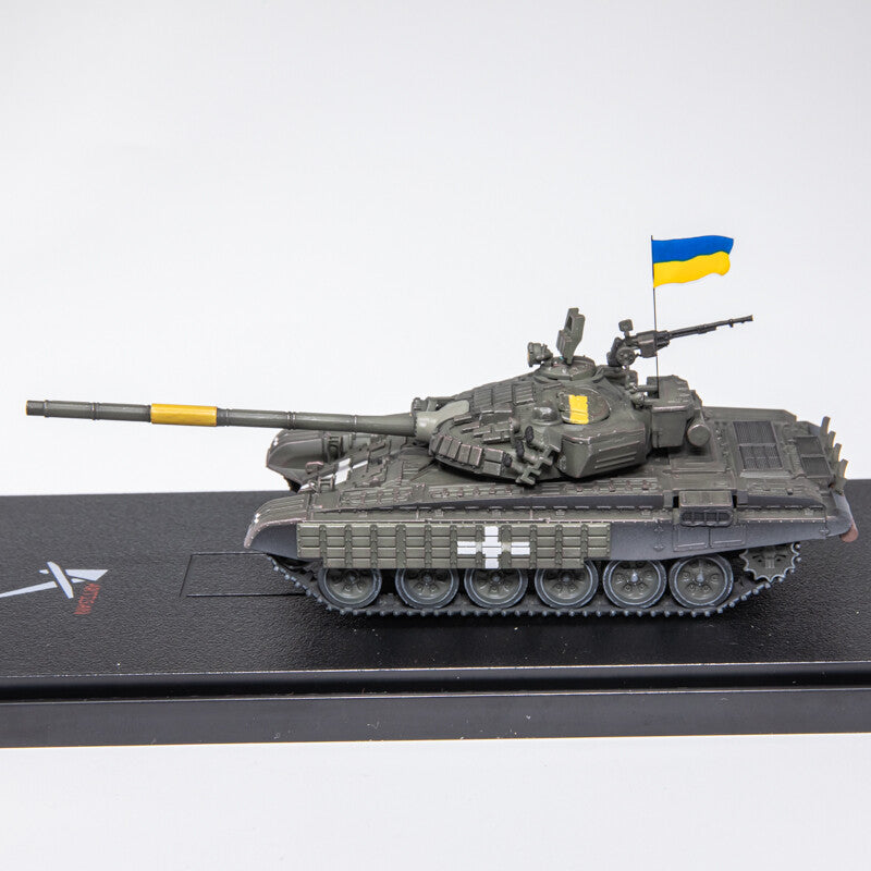 1:72 ARTISAN Ukraine T-72 Main Battle Tanks Plastic Diecast Military Armor Model