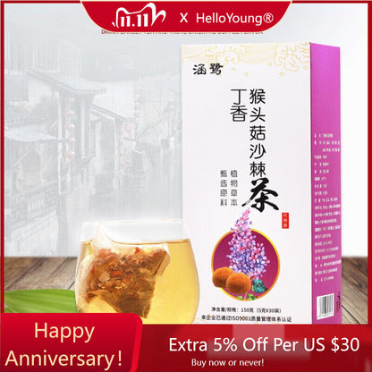 Clove Heroicium Erinaceus Sea Chinese Herbal Tea Thorn Tea Bags 5g*30 Bags-