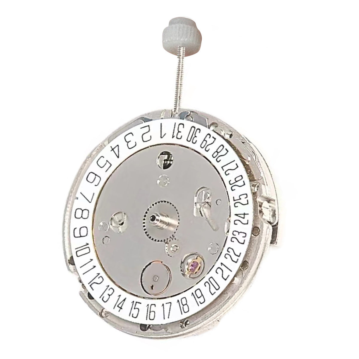Automatic DG4813 Watch Mechanical Movement Silver Plated 3 Hands Date At 3'