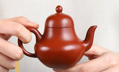 100cc chinese Yixing Handmade Zisha teapot Zhuni SiTing Gongfu Hu Tea Pot