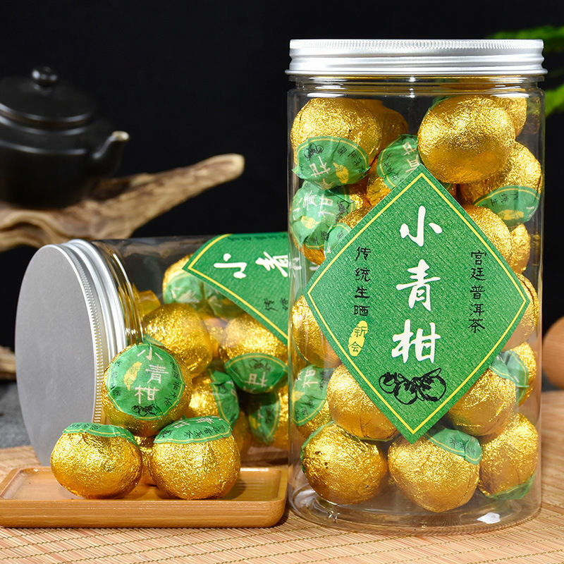 Certified Organic Small Orange Peel Old Pu-erh Cooked Tea Puer Black Tea 250g