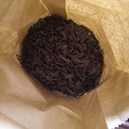 1997 Yunnan Tongqing Pu'er Old Mature Tea Jingmai Wild Puer Tea Ripe 300g