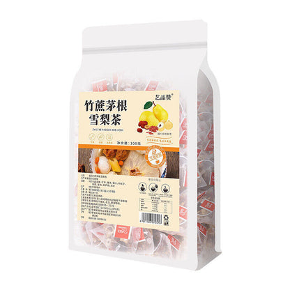 竹蔗雪梨茶免煮三角茶包100g Bamboo Cane snow pear Tea Free Boiling Triangle Tea Bag 100g