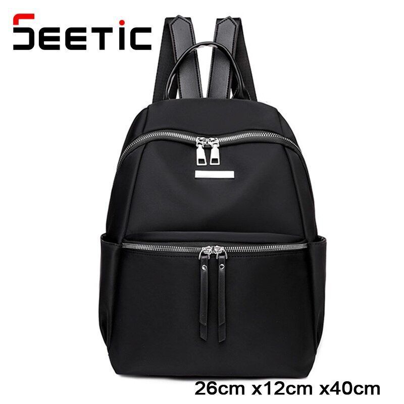 School Backpack Bags Travel Waterproof Oxford School 26*12*40 CM Purse Oxford