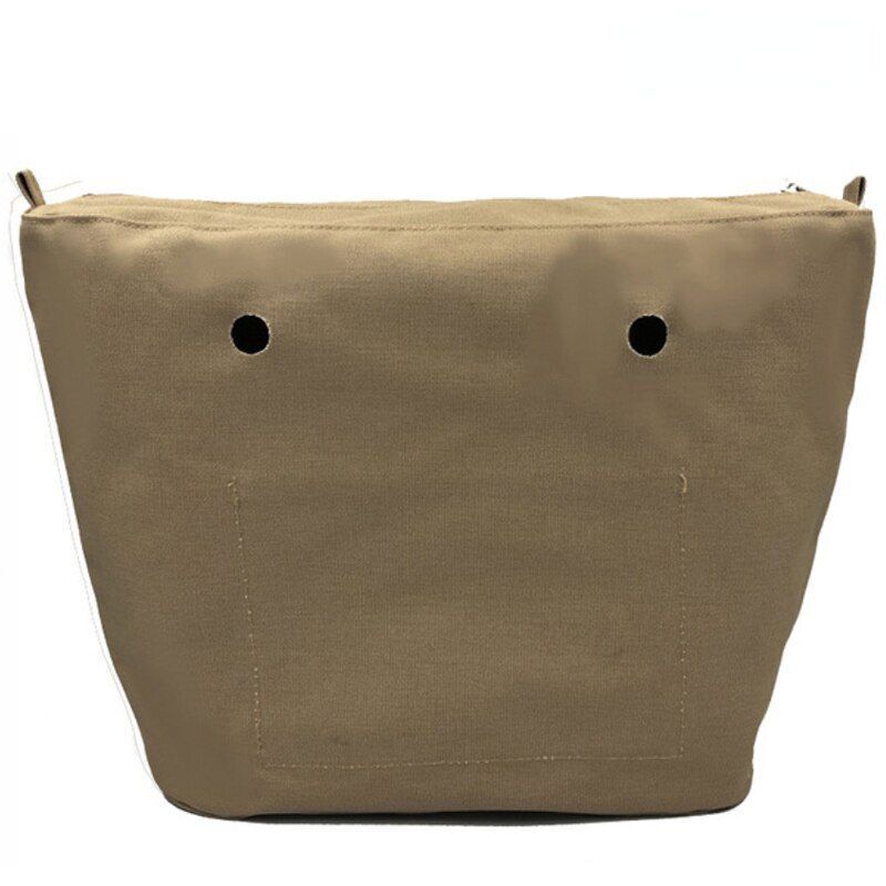 Waterproof Insert Inner Lining Zipper Pocket Bag Handbag Silicone Package Canvas