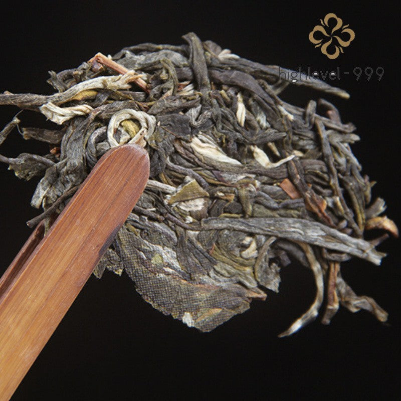 100g Raw Pu'er Tea Cake Yunnan Hekai Sun‑Dried Green Ancient Tree Leaf Tea