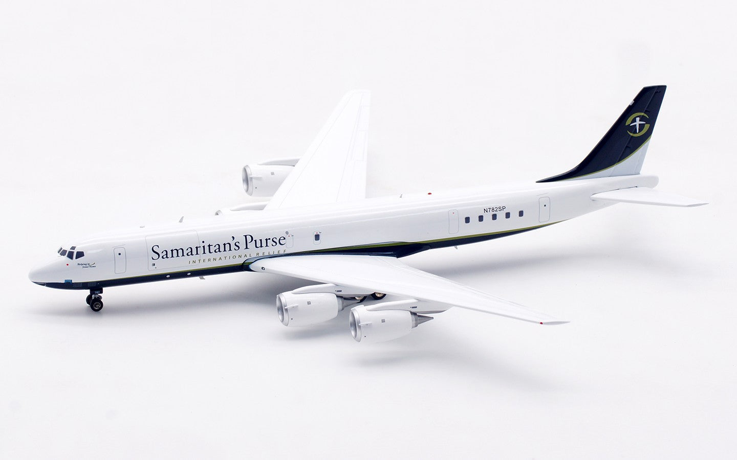 1:200 InFlight Samaritan's Purse DC-8-72CF Airplane Diecast Aircraft Model