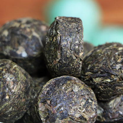 Pu Erh Tuocha Lotus Leaf Flavored Mini Fitness Shen Puer Pu'er Tea 500g Raw