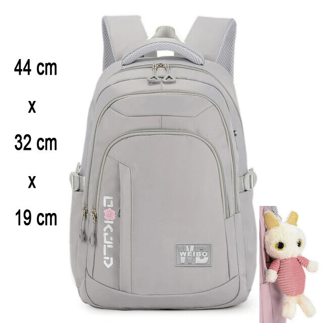Girl Children Backpack School Bag Back Pack Pink Kid Child Schoolbag Class Kit