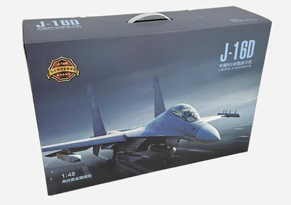 1:48 46CM Chinese J-16D Fighter Plane Diecast Military Aircraft Airplane Model