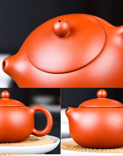220ml xishi pot marked Chinese real yixing zisha dahongpao clay tea pot on sales
