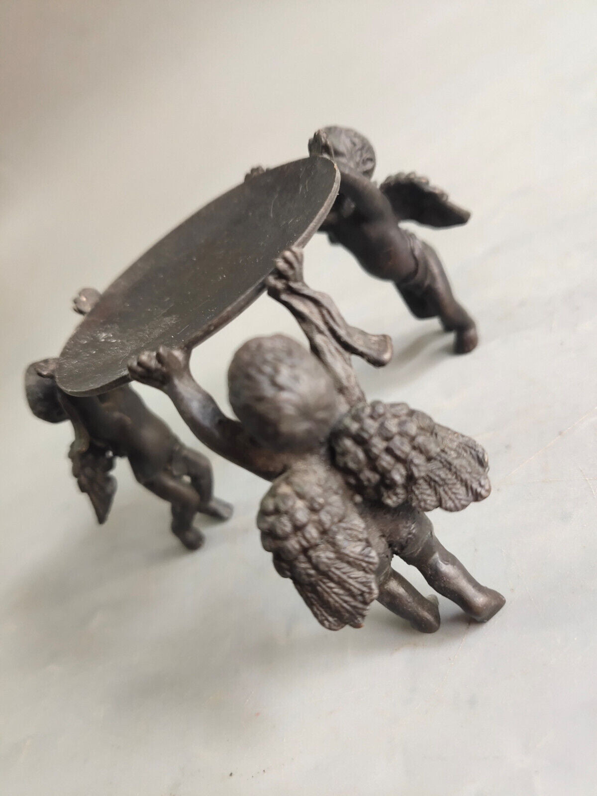 China's ancient pure copper three cat wax platform