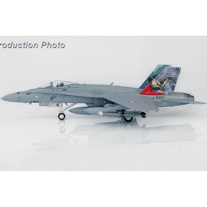 1:72 HM F/A-18C Honet Swiss Air Force J-5017 Fighter Diecast Aircraft Model