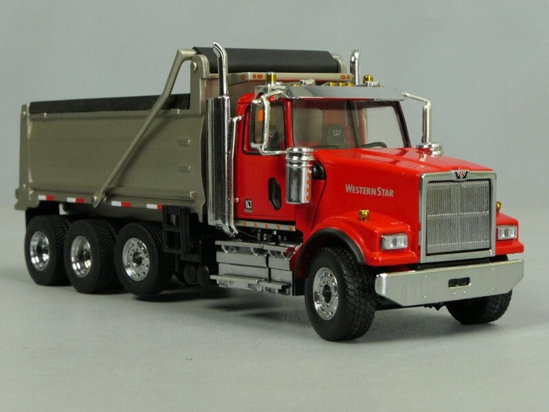1:50 DM Western Star Dump Truck Construction Machines Equipment Diecast Model
