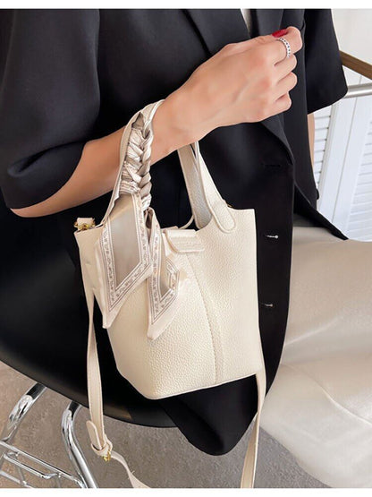 Bag Women Handbag Green Leather Shoulder Crossbody Bag Shopper Tote Bag