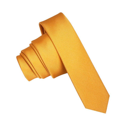 Men Casual Necktie 4cm Silk Solid Twill Ties Classic Women Lounge Suit Accessory