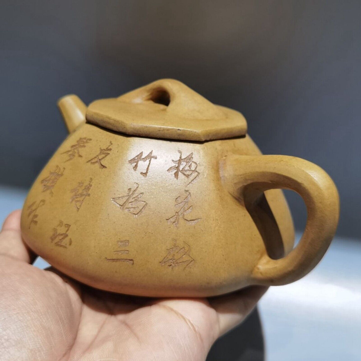 vintage China yixing purple clay teapot zisha ceremony ceramic exquisite tea set