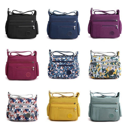 Handbag Luxury Nylon Shoulder Bag 29*12*22CM Polyester Handbag Tote Purse Blue