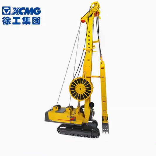 1:35 XCMG XG450D Underground Diaphragm Wall Hydraulic Grab Vehicle Diecast Model