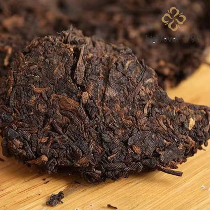 100g Ripe Pu'er Mini Tea Cake 2009 Raw Material Golden Bud Court Grade Pu'er Tea
