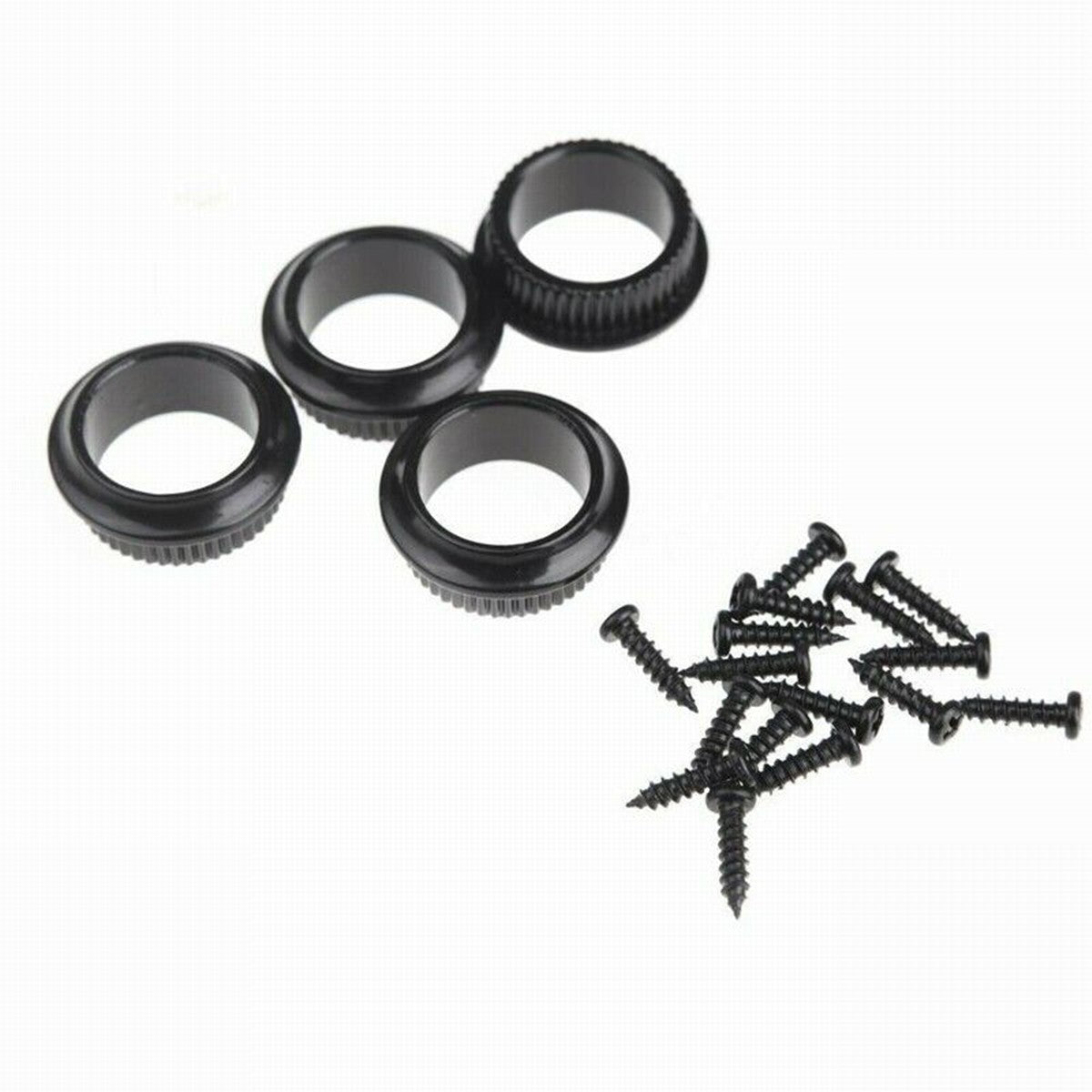 Black/Sliver Zinc Alloy Bass Guitar Tuners Tuning Pegs Keys Machine Heads Gear