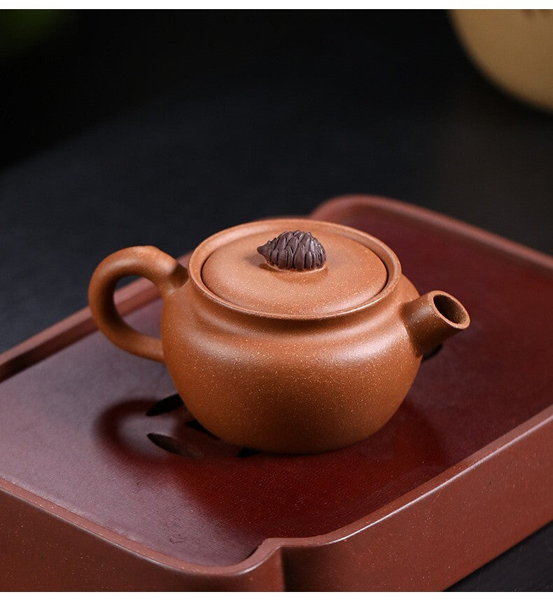 140cc chinese Yixing Handmade Zisha teapot Duan clay SongGuo Gongfu Tea pot