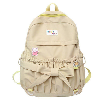 Fashion Waterproof School Bag Cotton Backpack Traveling Laptop Bags 31*13*42 CM