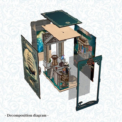 DIY Mini Book House Model Creative Home Decor
