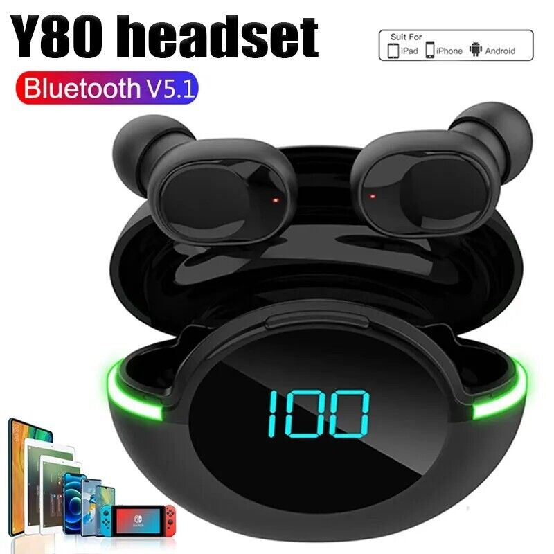 2023 Bluetooth Earbud Headset TWS Wireless Earphone Invisible for All Phone