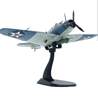 1:72 American TBD Torpedo Bomber Alloy Aircraft Model Airplane Souvenir Display