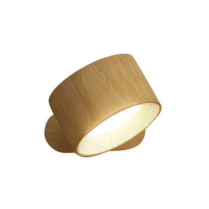 LED Wall Light USB Rechargeable 360° Magnetic Ball Rotate Dimmable Touch Control