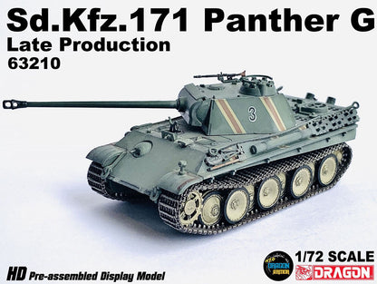 Dragon 63210 1/72 Sd.Kfz.171 Panther G Type Tank Late Type Model
