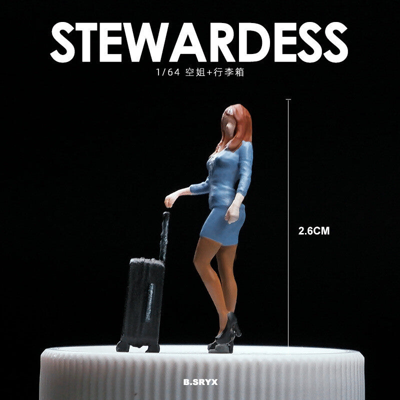 1/64 Figure Model Sexy Girl Model Boy Model City Street Mini Scene Doll