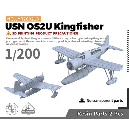 Yao's Studio LYR200218 1/200 Military Model Kit USN OS2U Kingfisher
