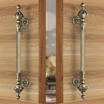 Set of 2 Antique Look Main Door Handle Pull Push Door Handle Door Accessories