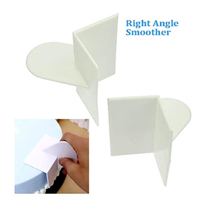 4Pc Set Decoracion Pasteles Torta Fondant Glaseado Mas Suave Acolchado Raspador