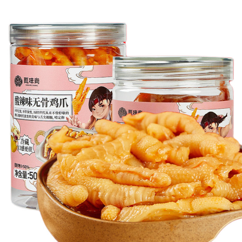 Chicken Feet 350g Boneless Canned Sour Spicy Leisure Snacks