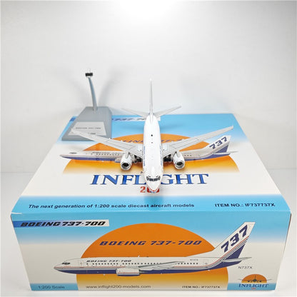 1:200 InFlight Boeing 737-700 N737X Passenger Airplane Diecast Plane Model