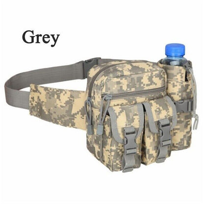Men's Tactical Casual Fanny Pouch Waist Bag Packs Outdoor Military Bag